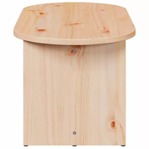 Dohányzóasztal Természetes 80 x 39.5 x 35 cm Tömör fenyőfa