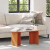 Dohányzóasztal Viaszbarna 80 x 39.5 x 35 cm Tömör fenyőfa