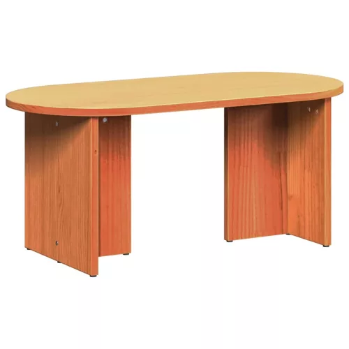 Dohányzóasztal Viaszbarna 80 x 39.5 x 35 cm Tömör fenyőfa