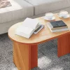 Dohányzóasztal Viaszbarna 80 x 39.5 x 35 cm Tömör fenyőfa