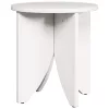 Dohányzóasztal 2 pcs Fehér 41.5 x 41.5 x 44 cm Tömör fenyőfa