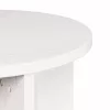 Dohányzóasztal 2 pcs Fehér 41.5 x 41.5 x 44 cm Tömör fenyőfa