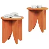 Dohányzóasztal 2 pcs Viaszbarna 41.5 x 41.5 x 44 cm