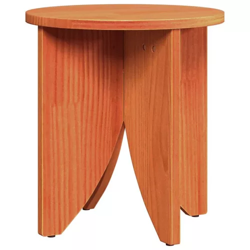 Dohányzóasztal 2 pcs Viaszbarna 41.5 x 41.5 x 44 cm