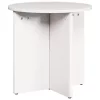 Dohányzóasztal 2 pcs Fehér 41.5 x 41.5 x 41 cm Tömör fenyőfa