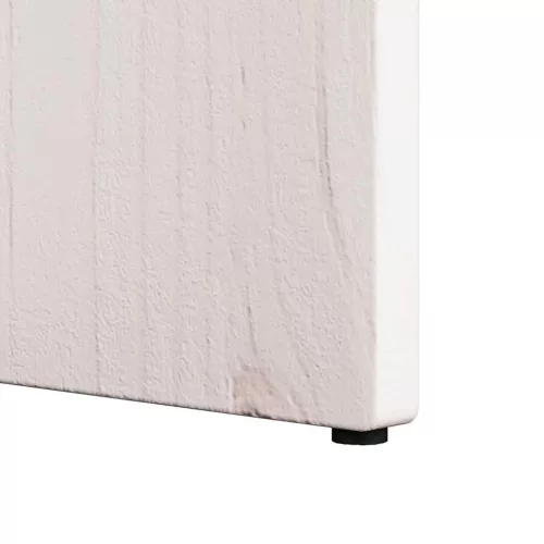 Dohányzóasztal 2 pcs Fehér 41.5 x 41.5 x 41 cm Tömör fenyőfa