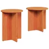 Dohányzóasztal 2 pcs Viaszbarna 41.5 x 41.5 x 41 cm