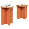 Dohányzóasztal 2 pcs Viaszbarna 41.5 x 41.5 x 41 cm