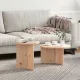 Dohányzóasztal 2 pcs Természetes 49 x 49 x 28 cm Tömör fenyőfa