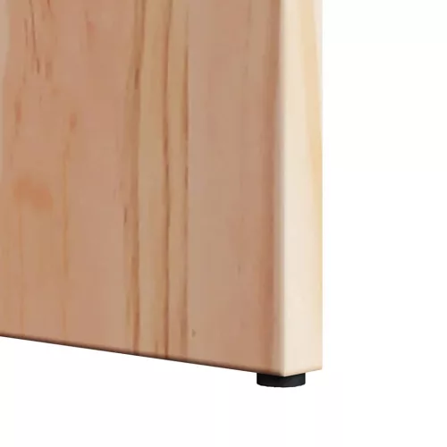 Dohányzóasztal 2 pcs Természetes 49 x 49 x 28 cm Tömör fenyőfa
