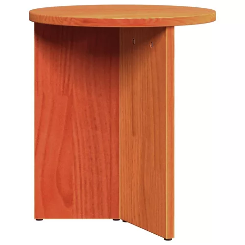 Dohányzóasztal 2 pcs Viaszbarna 49 x 49 x 28 cm Tömör fenyőfa