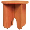 Dohányzóasztal 2 pcs Viaszbarna 39.5 x 39.5 x 30 cm