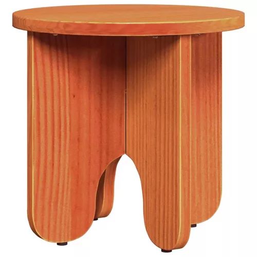 Dohányzóasztal 2 pcs Viaszbarna 39.5 x 39.5 x 30 cm
