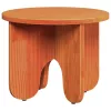 Dohányzóasztal 2 pcs Viaszbarna 39.5 x 39.5 x 30 cm