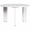 Dohányzóasztal 3 pcs Fehér 47.5 x 47.5 x 27 cm Tömör fenyőfa