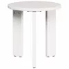 Dohányzóasztal 3 pcs Fehér 47.5 x 47.5 x 27 cm Tömör fenyőfa