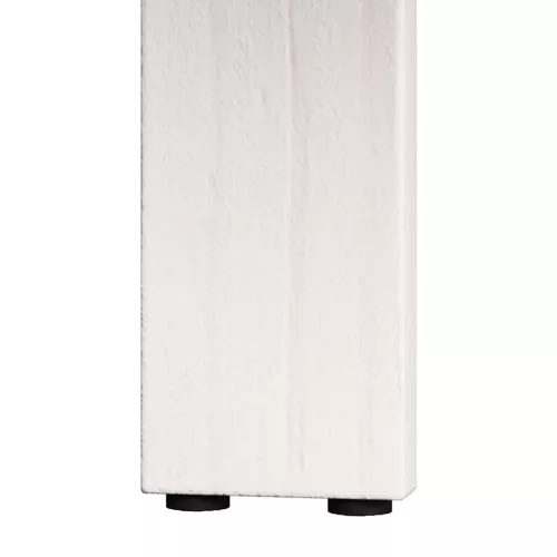 Dohányzóasztal 3 pcs Fehér 47.5 x 47.5 x 27 cm Tömör fenyőfa