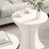 Dohányzóasztal 2 pcs Fehér 46 x 46 x 47 cm Tömör fenyőfa