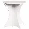 Dohányzóasztal 2 pcs Fehér 46 x 46 x 47 cm Tömör fenyőfa