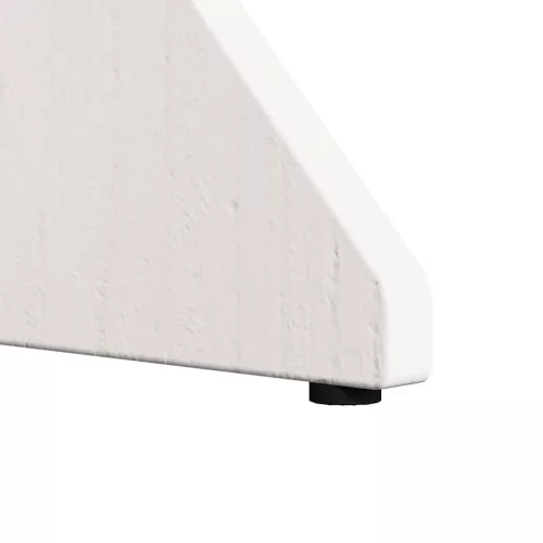 Dohányzóasztal 2 pcs Fehér 46 x 46 x 47 cm Tömör fenyőfa