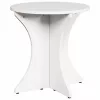 Dohányzóasztal 3 pcs Fehér 46 x 46 x 47 cm Tömör fenyőfa
