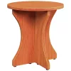 Dohányzóasztal 3 pcs Viaszbarna 46 x 46 x 47 cm Tömör fenyőfa