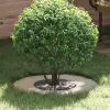 Lapított Fa Gyűrűk 5 pcs Ezüst Ø30 / 60 cm Rozsdamentes acél