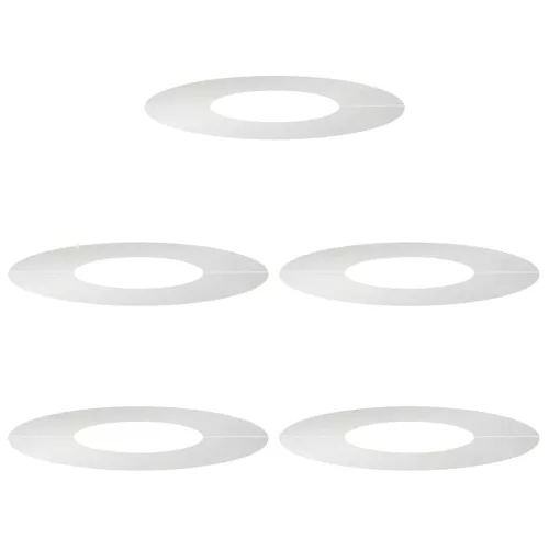 Lapított Fa Gyűrűk 5 pcs Ezüst Ø30 / 60 cm Rozsdamentes acél