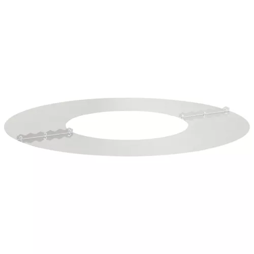 Lapított Fa Gyűrűk 5 pcs Ezüst Ø30 / 60 cm Rozsdamentes acél
