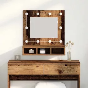   Tükörszekrény polcokkal Régi fa 62 x 31,5 x 62 cm Faanyag