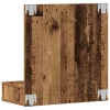 Tükörszekrény polcokkal Régi fa 62 x 31,5 x 62 cm Faanyag