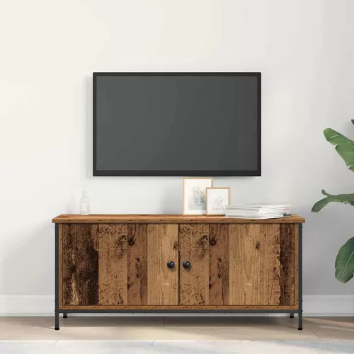 TV szekrény Régi fa 100 x 35 x 45 cm Faanyag