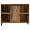 Fürdőszoba Székény polcokkal Régi fa 80 x 33 x 60 cm Faanyag
