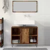 Fürdőszoba Székény polcokkal Régi fa 80 x 33 x 60 cm Faanyag