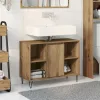 Fürdőszoba Székény kézműves tölgy 80 x 33 x 60 cm Faanyag