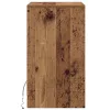LED Éjjeli Szekrény 2 pcs Régi fa 38 x 34 x 61 cm Faanyag