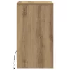 LED Éjjeli Szekrény 2 pcs kézműves tölgy 38 x 34 x 61 cm