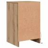 LED Éjjeli Szekrény 2 pcs kézműves tölgy 38 x 34 x 61 cm