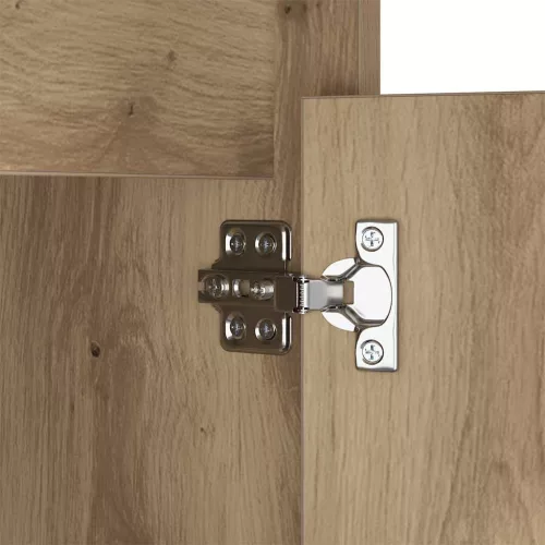LED Éjjeli Szekrény 2 pcs kézműves tölgy 38 x 34 x 61 cm