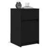LED Éjjeli Szekrény 2 pcs Musta tammi 38 x 34 x 61 cm Faanyag
