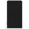 LED Éjjeli Szekrény 2 pcs Musta tammi 38 x 34 x 61 cm Faanyag