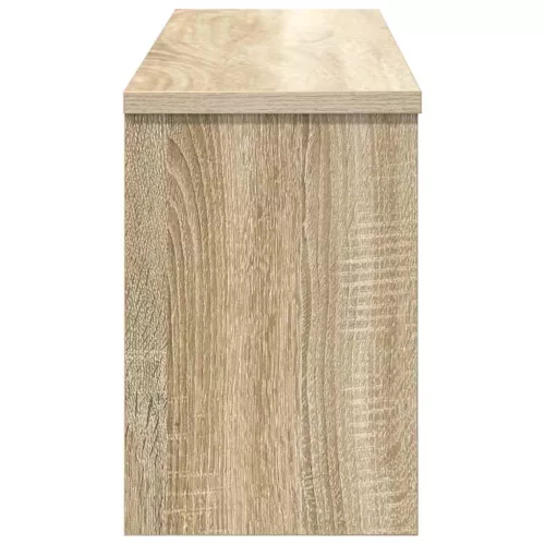 Fali Kabáthorog polcokkal sonoma tölgy 80 x 20 x 30 cm Faanyag