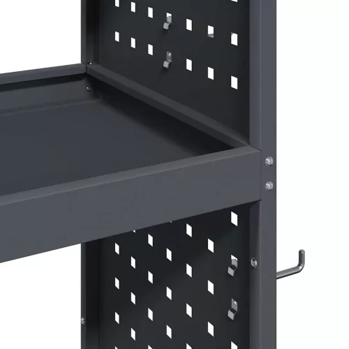 Eszköz Kocsi Antracit 65 x 35 x 111 cm Hidegen húzott acél