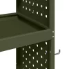 Eszköz Kocsi Oliva zöld 65 x 35 x 111 cm Hidegen húzott acél