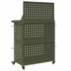 Eszköz Kocsi Oliva zöld 65 x 35 x 111 cm Hidegen húzott acél