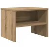 Éjjeliszekrény 2 pcs kézműves tölgy 40 x 40 x 30 cm Faanyag