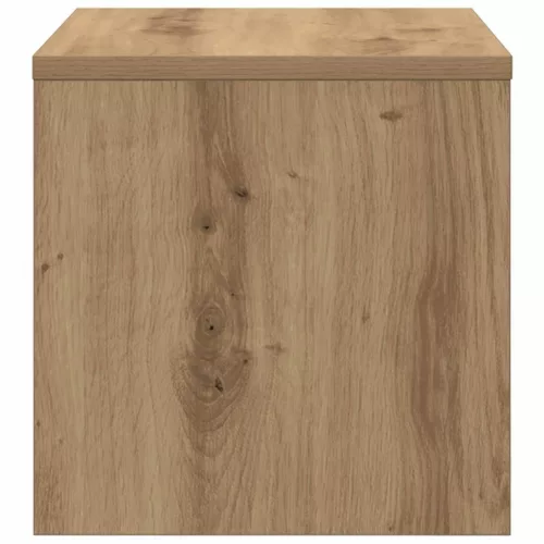 Éjjeliszekrény 2 pcs kézműves tölgy 40 x 40 x 30 cm Faanyag