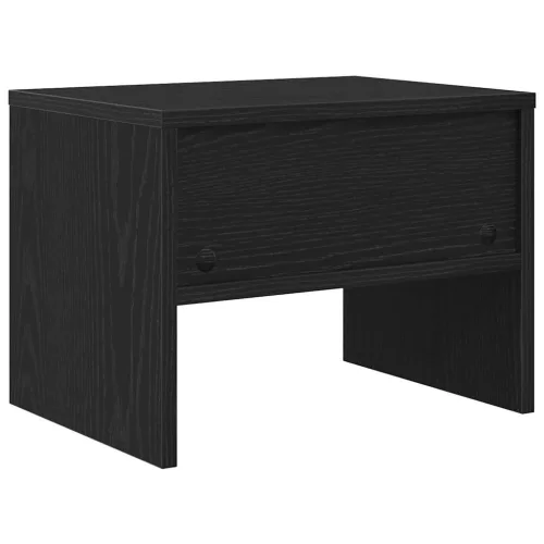 Éjjeliszekrény 2 pcs Musta tammi 40 x 40 x 30 cm Faanyag