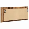 LED Tükörszekrény polcokkal Régi fa 100 x 12 x 45 cm Faanyag