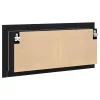 LED Tükörszekrény ajtóval Musta tammi 100 x 12 x 45 cm Faanyag